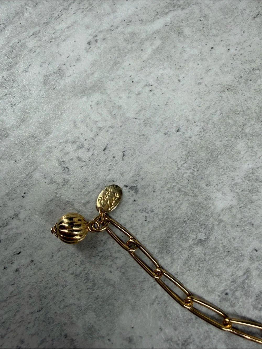 Vintage Park Lane Choker Gold Tone Geometric Jewelry Signed